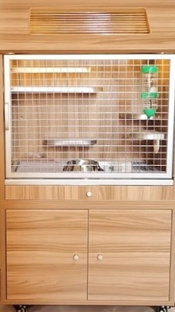 Pet House With Cabinet